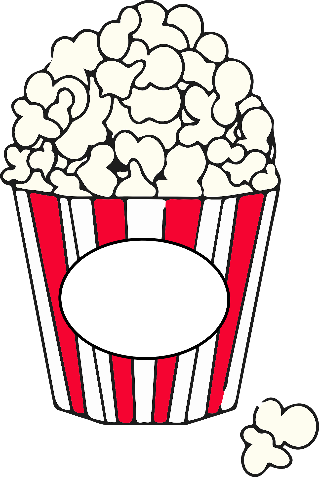Cartoon image of popcorn